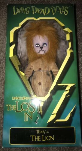 Sealed Mezco Living Dead Dolls - Lost in Oz “Teddy” As The Lion (Box Not Mint)