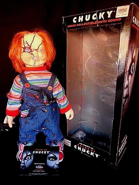 Chucky Movie Collectible Halloween Prop  New in Box Gothic & Horror Cert. Auth.