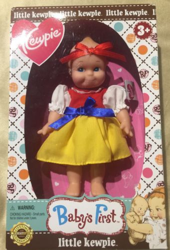 Baby's First Little Kewpie, Yellow Red White Dress, Snow White, Goldberger, NEW