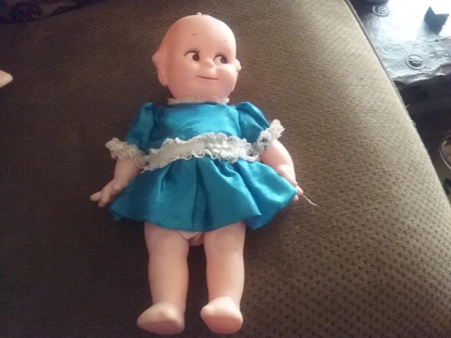 Kewpie doll 12in Jesco, 1987 Blue dress