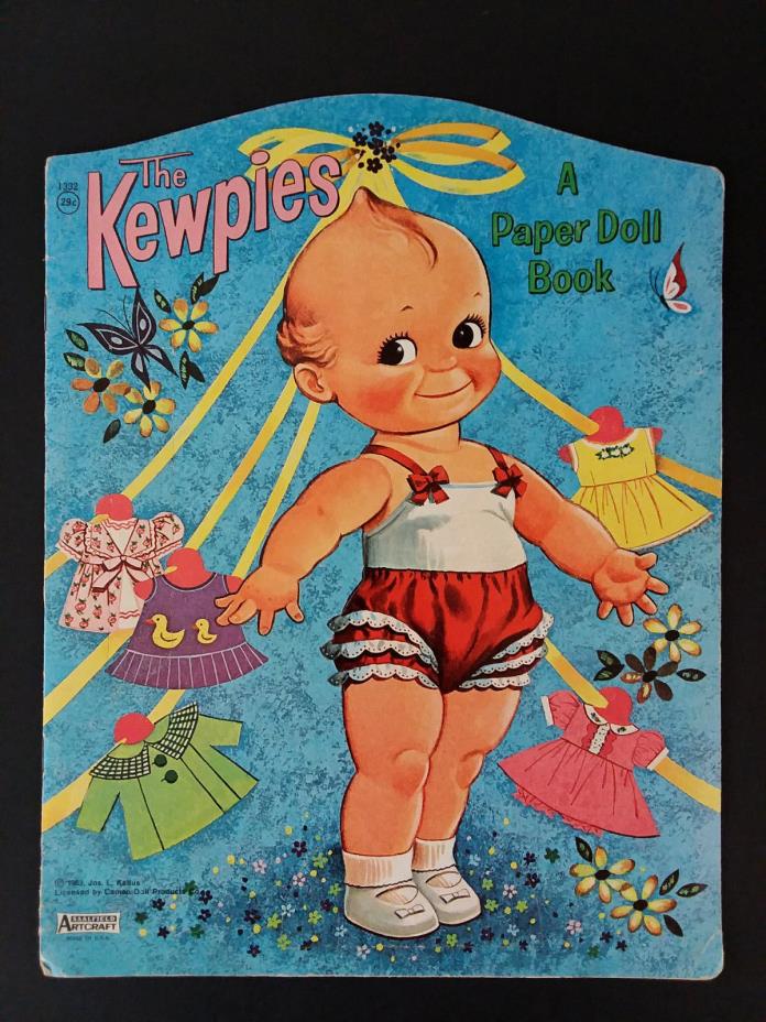 Kewpies Kewpie Paper Doll Book Vintage 1963 USA Saalfield
