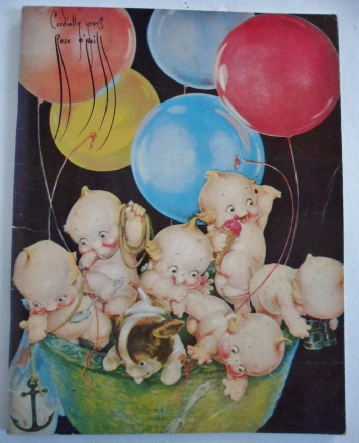 Vintage 1968 Cordially Yours  ROSE O'NEILL Kewpie Doll Souvenir Book