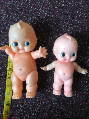 Lot Of 2 Vintage Kewpie Doll. 8.5” Dolls 7”