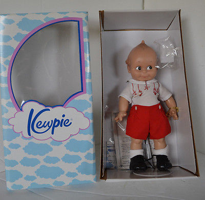Vtg  Baby Doll Kewpie Paddle Ball Champ Cameo Rusie O'Neill COA Box