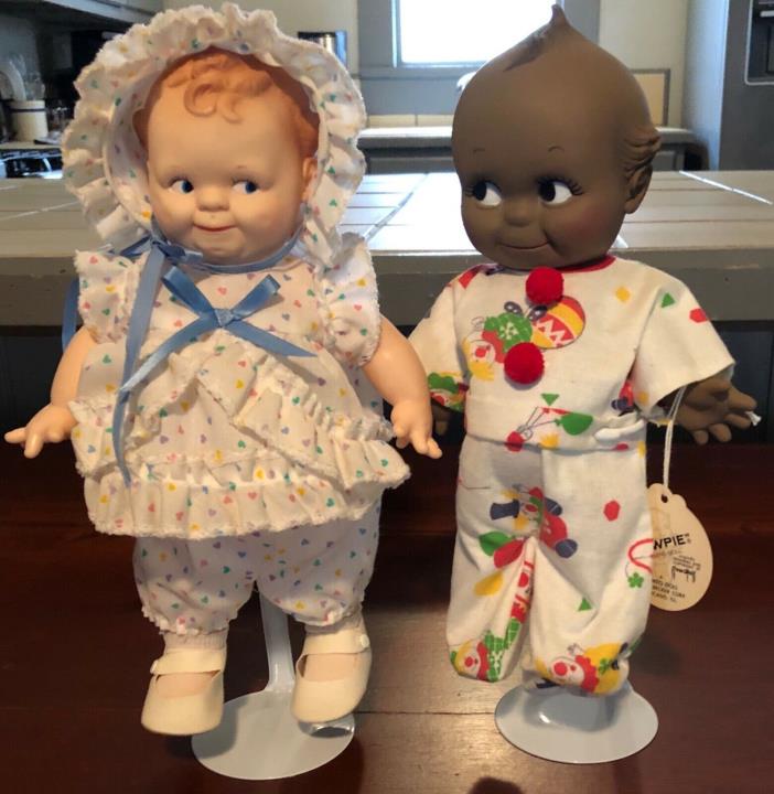 Cameo Kewpie Dolls - Two dolls; two races
