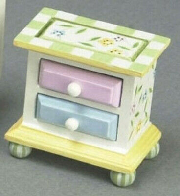 Dollhouse Springtime Night Stand. Superior Dollhouse Miniatures. Best Price