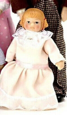 Dollhouse Porcelain Girl Doll. Superior Dollhouse Miniatures. Free Delivery