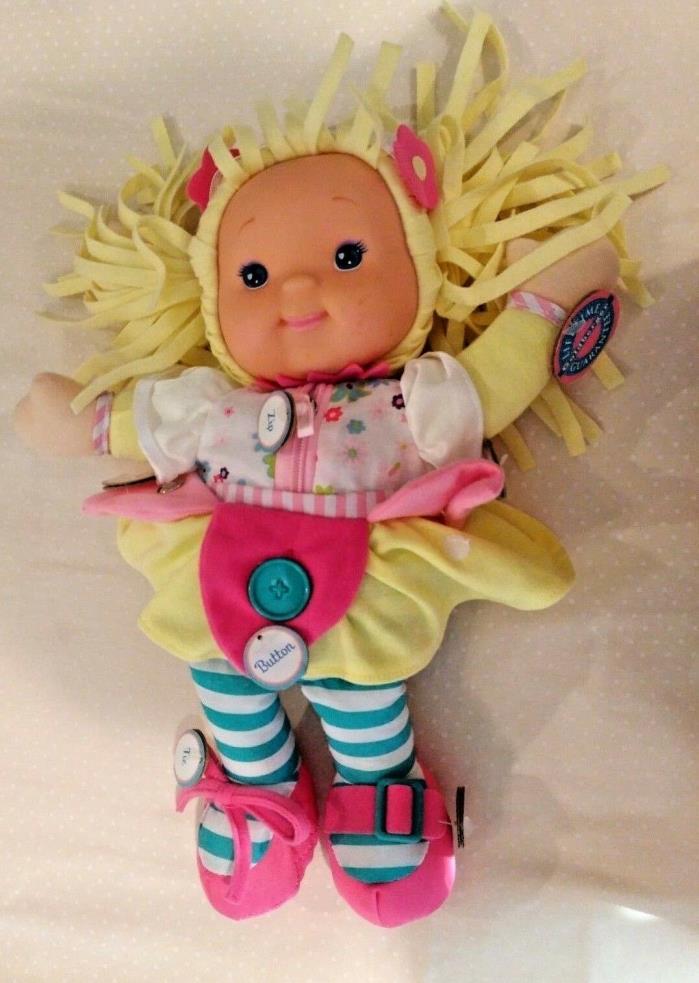 Zippity Princess Goldberger Activity Doll Pre School Learn to Zip Tie FREE SHIP