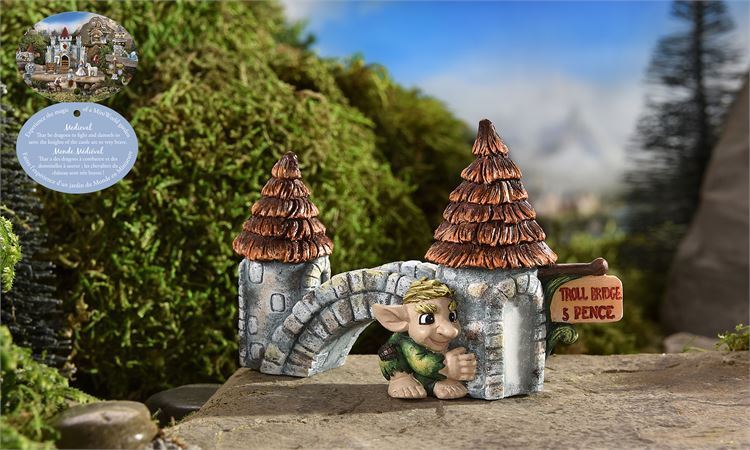 MINI WORLD MEDIEVAL TIMES FIGURINE TROLL ONCE UPON A TIME NEW