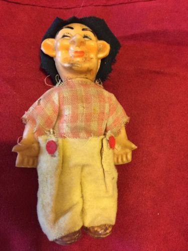 Vintage Big Eared Hillbilly Troll Doll Figure