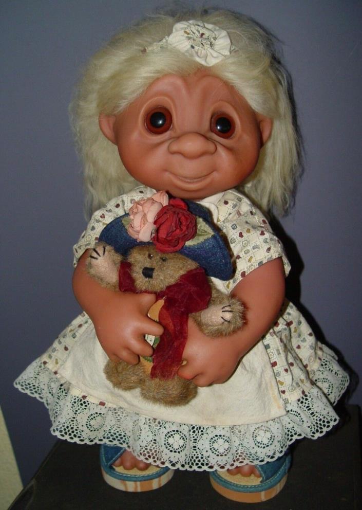 Troll Doll Dam 17 inch ooak 806 Girl 1979