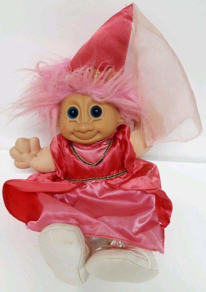 Russ Berrie Troll Kidz Penelope #2835 Princess 259 Pink Dress Hat Doll Clothing