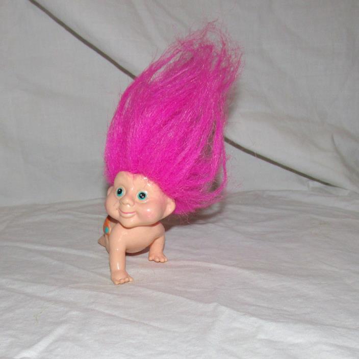 1 BABY APPLAUSE TROLL 1991 Magic BabY NEW OLD STOCK  CRAWLING