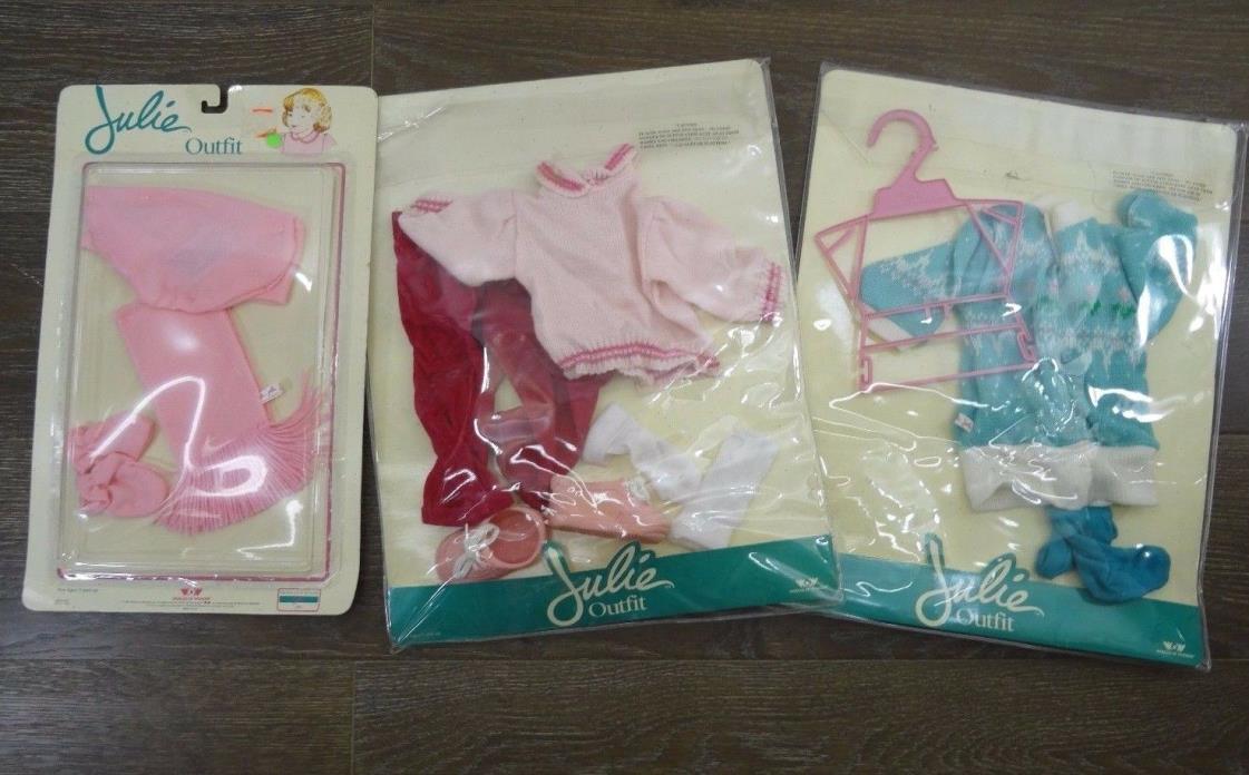 Vintage Julie Doll Outfit Lot Worlds of Wonder Original Packaging