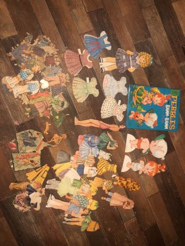 Vintage 50s 60s Paper Doll Mixed Lot