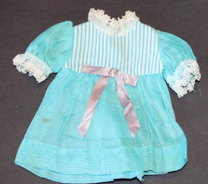 VINTAGE DOLL SIZE SHEER DRESS-NEAR EXCELLENT-READ FOR SIZE