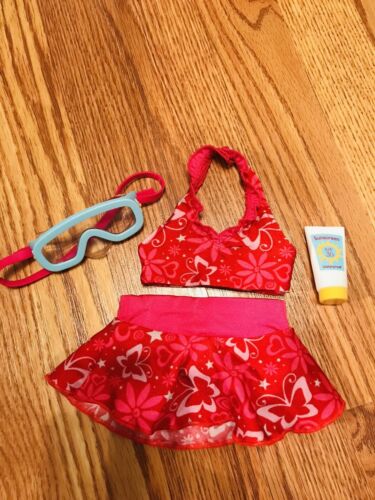 American Girl Bathing Suit With Goggles