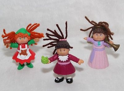 Holiday Cabbage Patch Kids PVC figures McDonalds toy CPK