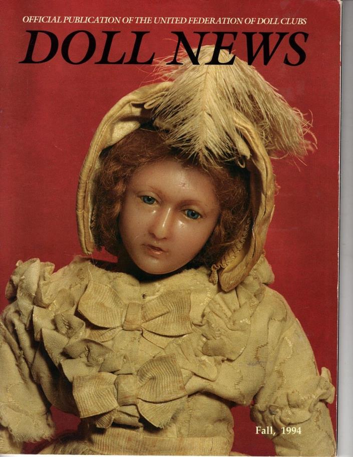 UFDC Doll News Fall 1994 - Victorian Dolls, Black Dolls in America, Wardrobes