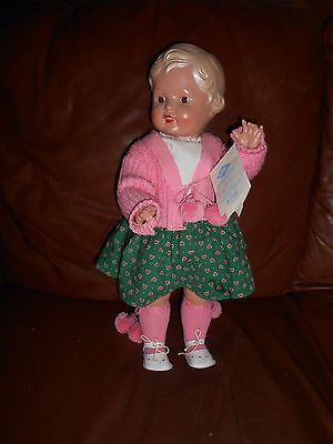 GERMAN DOLL ERIKA MADE BY SCHILDKROET WITH CERTIFICATE NO.46 AUTHENTIC REPLICA