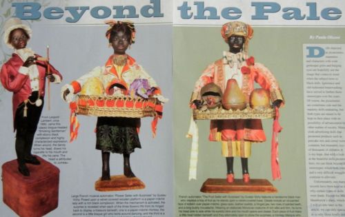 14p History Article + Pics -  Antique African American Black Dolls
