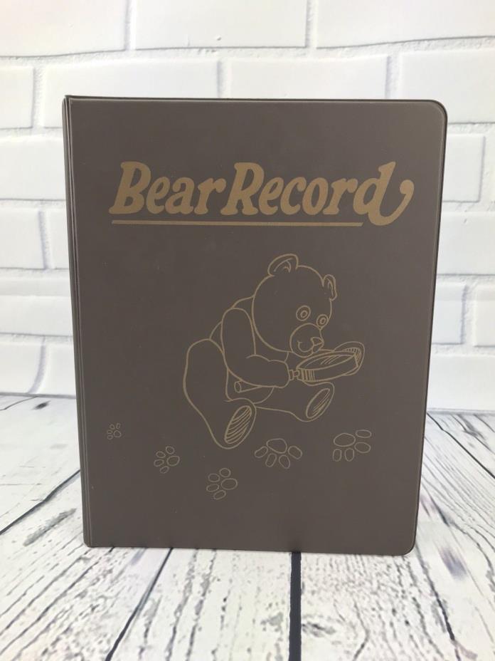 Vintage Bear Record Book, Hobby House Press,  Peggy Rosamond 1983