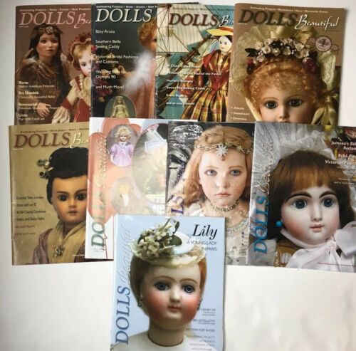 13 DOLLS BEAUTIFUL MAGAZINE 2009-2012 Artisan Guild Back Issues Patterns