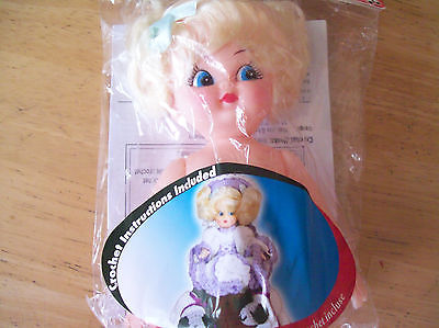FIBRE CRAFT AIR FRESHENER DOLL 3309-99 PURPLE DRESS