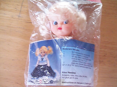 FIBRE CRAFT AIR FRESHENER DOLL 3101-01 NAVY DRESS
