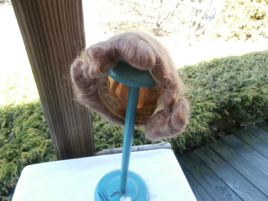 Antique Mohair Doll WIG for German Bisque Head DOLL, 12 1/2