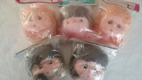 5 sets Vintage NIP 4 1/2 Inch Baby Head With Hands Frank's Nursery & Crafts