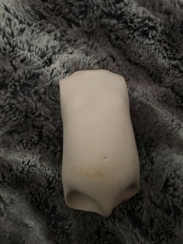 Vintage Doll Parts 1980's Ceramic Doll Torso