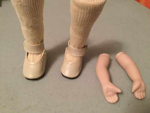 Porcelain Doll Maker Parts Lot- Repair-2” Arms -3” Legs Doll Shoes, Doll Socks