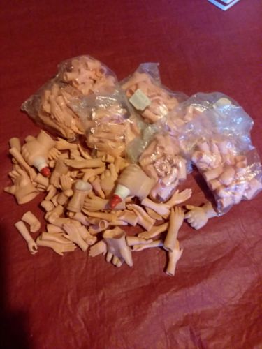 Lot of over 200 Plastic Hands for Doll Crafts, Etc