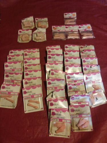 Vintage Mangelsen's Omaha Nebraska doll hands 43 pairs  crafts making