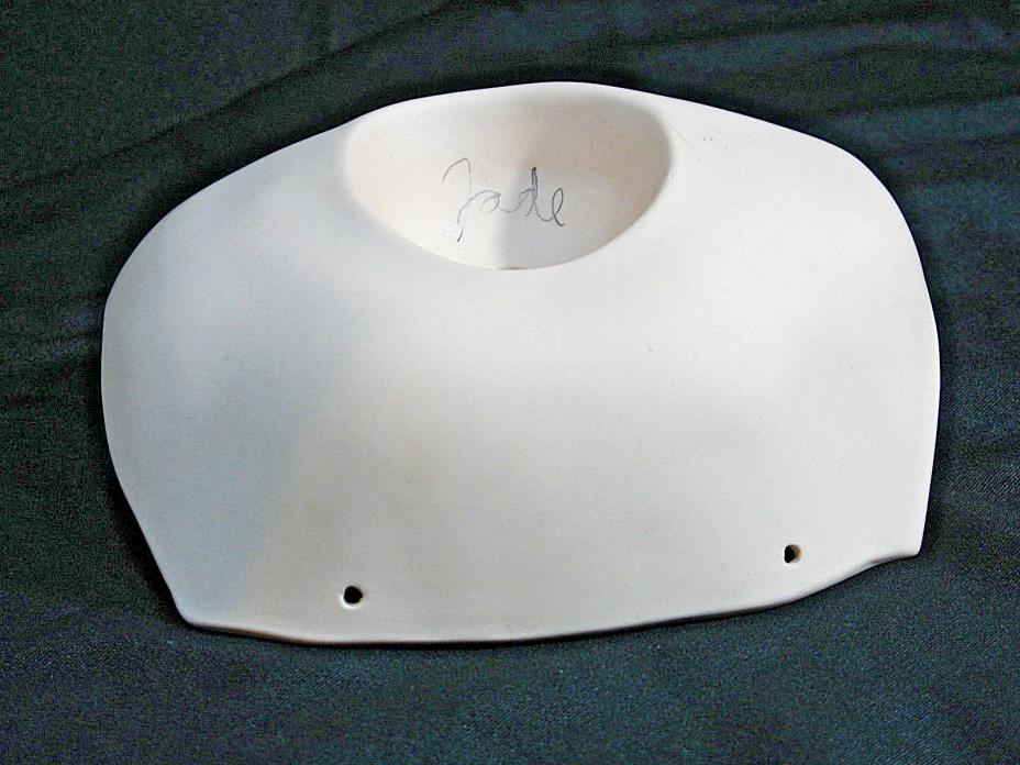 Vintage Bisque Porcelain Doll Shoulder Plate New Old Stock Large 6 3/8