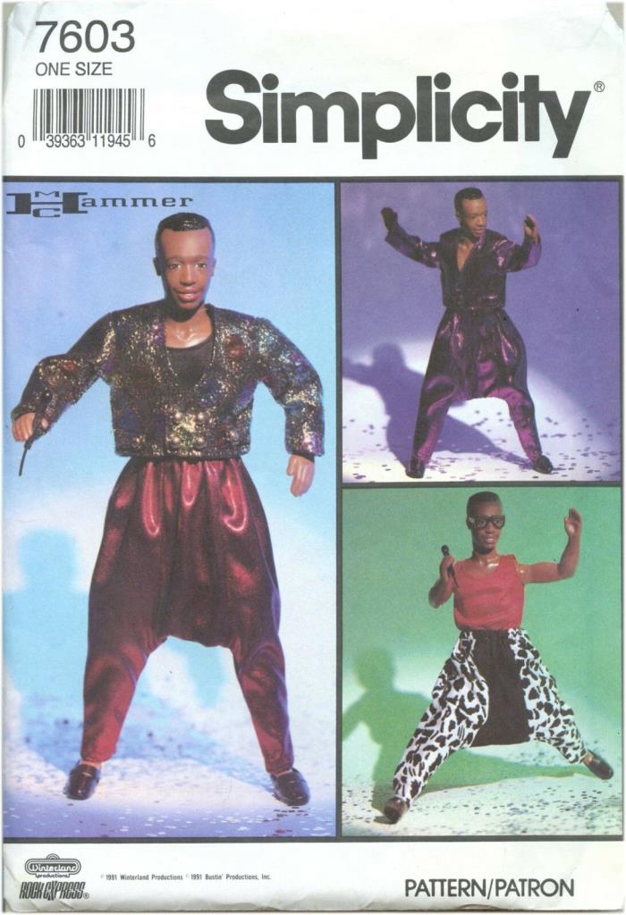 Simplicity Vintage 1991 MC Hammer 12