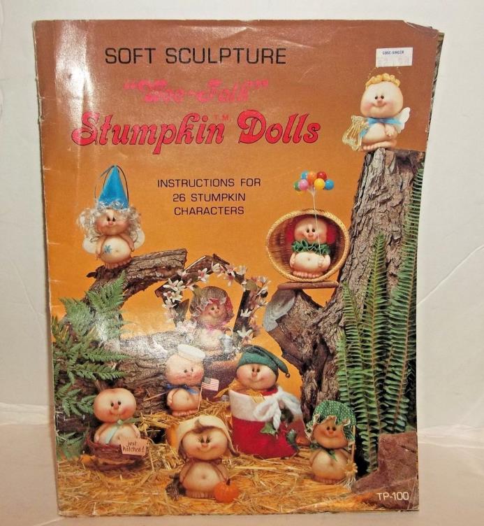 Soft Sculpture Doll Pattern Wee Folk Stumpkin Dolls TP-100