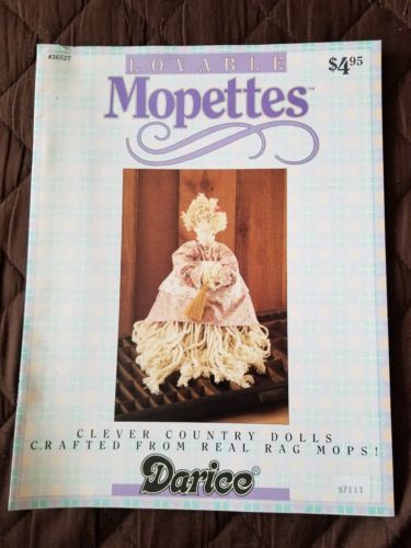 Clever Country Mopette Dolls, 5 Mop Doll Pattens