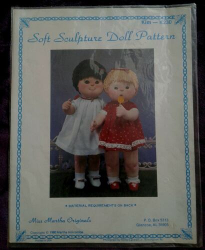 Miss Martha Soft Sculpture Doll Pattern Kim Full Size K230 Clothes 23