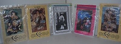 Folk Art Sewing Rag Doll Craft Pattern Lot of 5 lot15