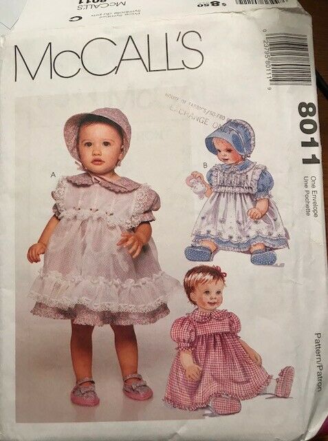 Lot of (7) OOP SEWING/SMOCKING PATTERNS (see description)