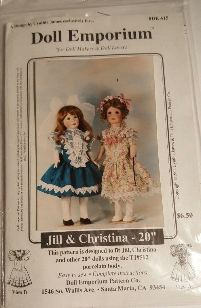 Doll Emporium Doll Pattern Jill  & Christina- 20
