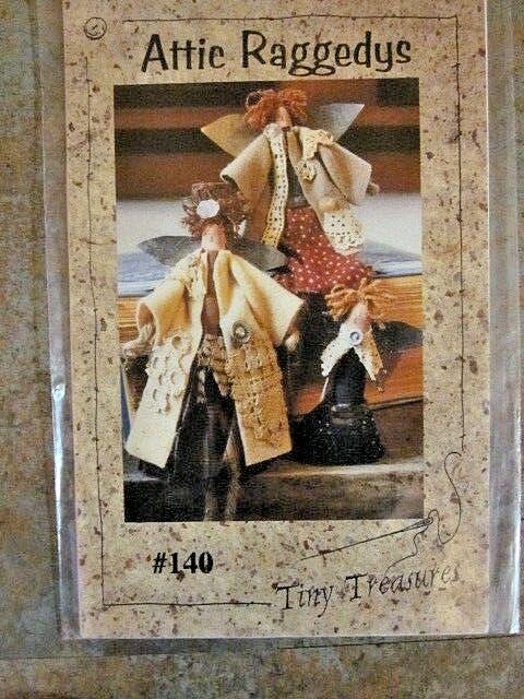 Cloth Doll PATTERN  Attic Raggedys from Tiny Treasures