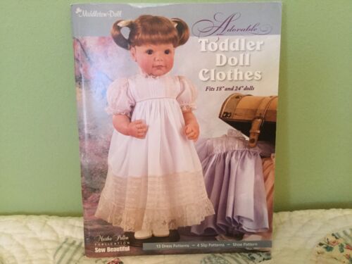 Martha Pullen Toddler Doll Clothes Pattern Book fits Middleton 18