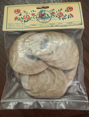 IMSCO World Of Dolls Wig Item # 102129 Size 12/13 Color Sunshine Style Bun