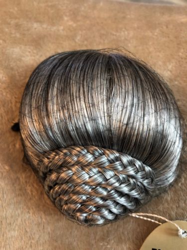 NEW DOLL WIG Style GRANNY Size 10-11 Color Salt/Pepper Modacrylic By Playhouse