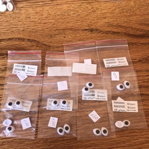 Kais Acrylic Doll Eyes, 10mm 8 Pair,