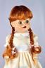 DOLL WIG BEAUTIFUL CARROT BRAIDS 12/13