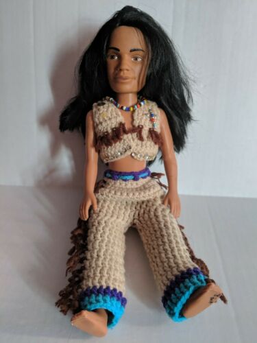 1995 Fibre Craft Native American Indian Chief Doll 15